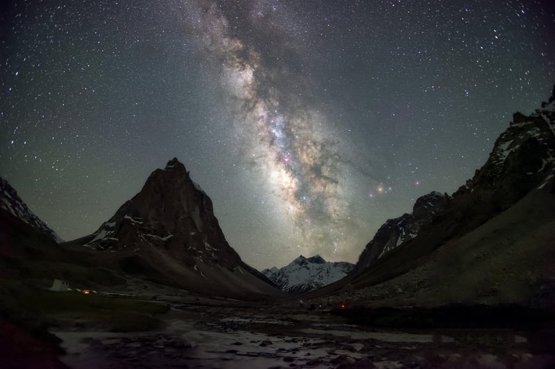Starry Night Sky Backdrop